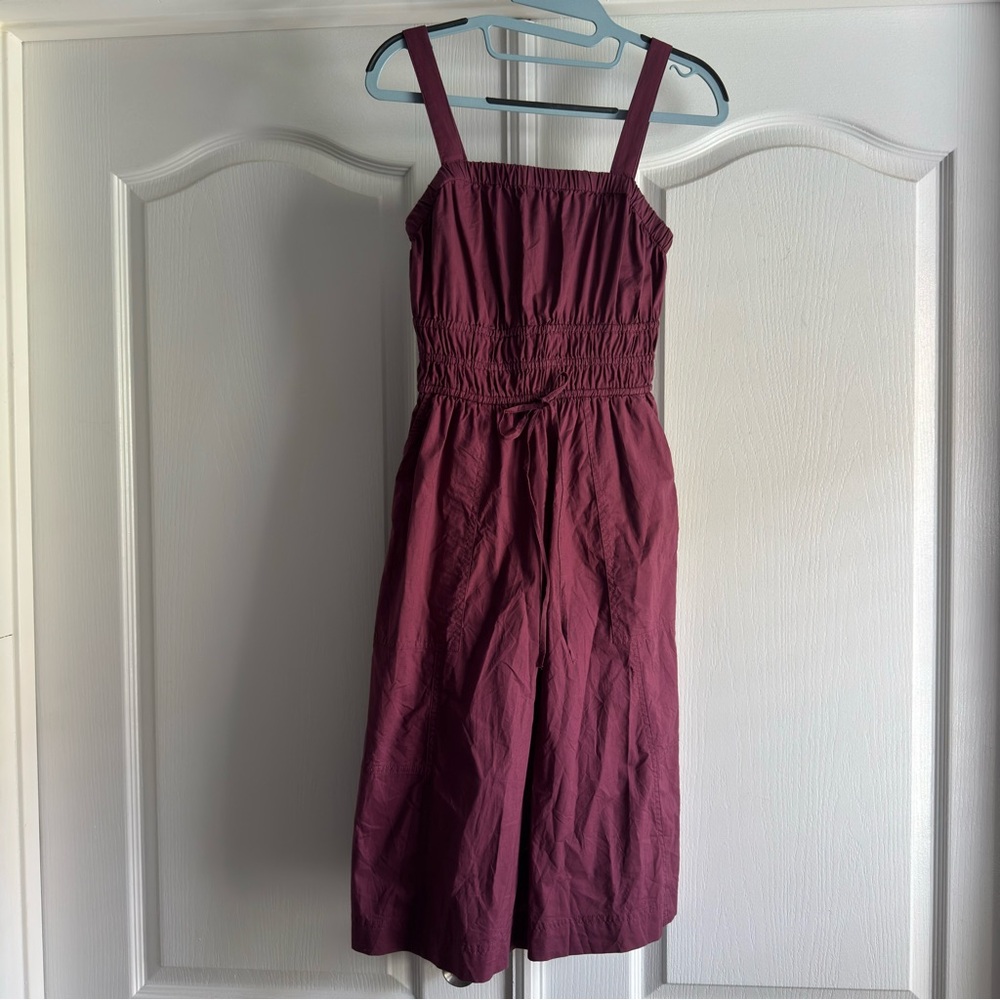 Dark Purple Adjustable Universal Thread Dress